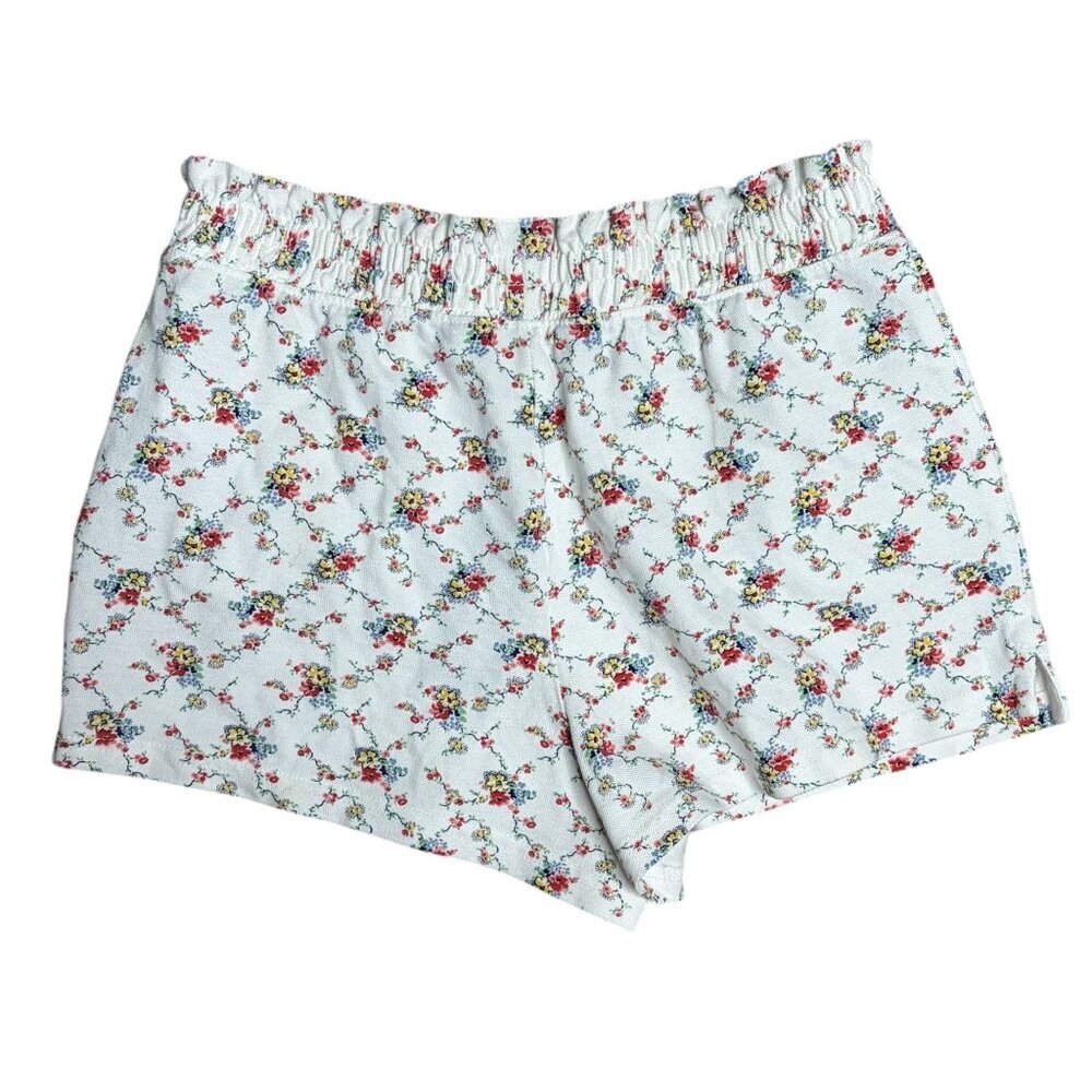 Polo Ralph Lauren Girls Floral Knit Shorts Size L 12-14 Multi Color NWT